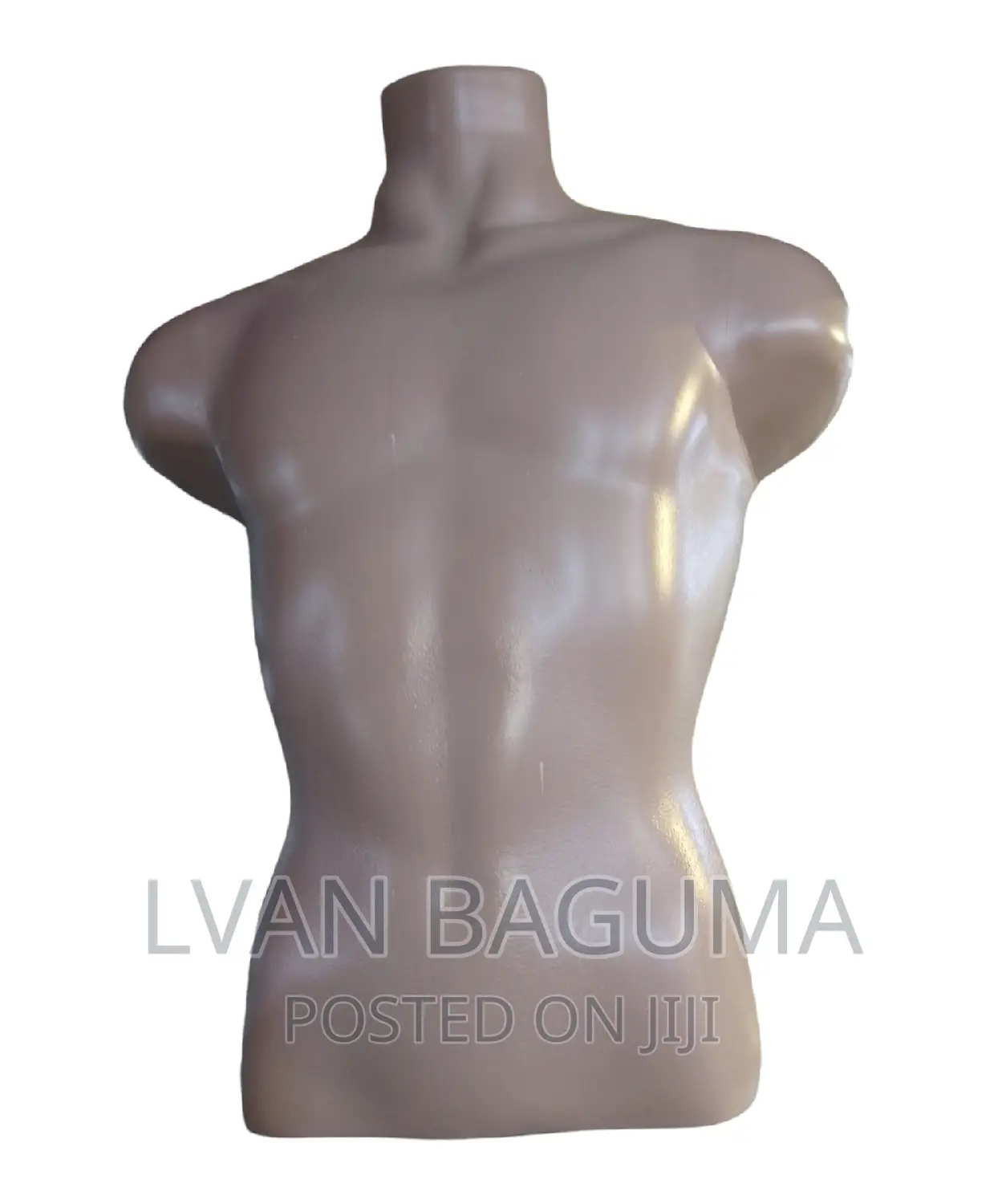 Men T-Shirt Dummy Half Top With a Back - Plastic