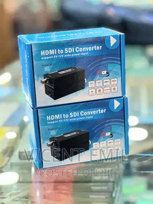 Photo - SDI to HDMI Converter Supports 5v-12v Wide Power Input