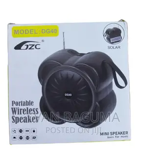 DG-40 Mini Portable Wireless Speaker - Solar Power