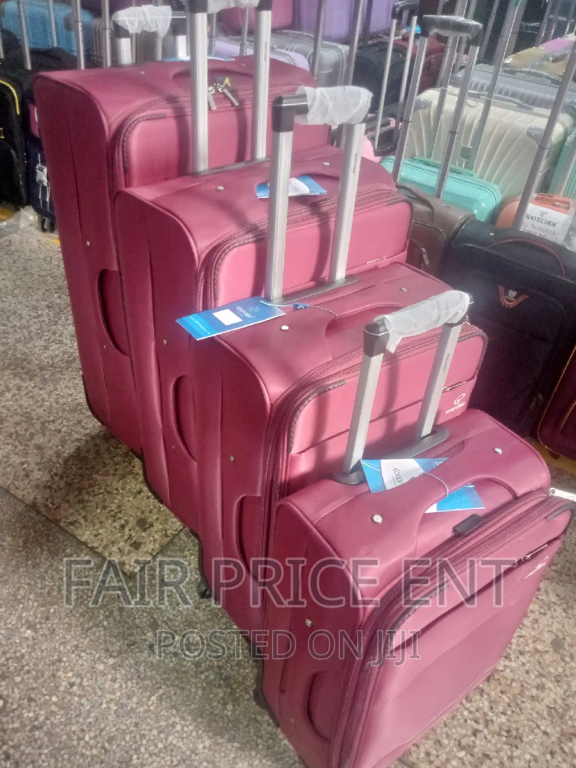 Original Goodpartner Cloth Suitcase. Full Set.4pcs.( Red)