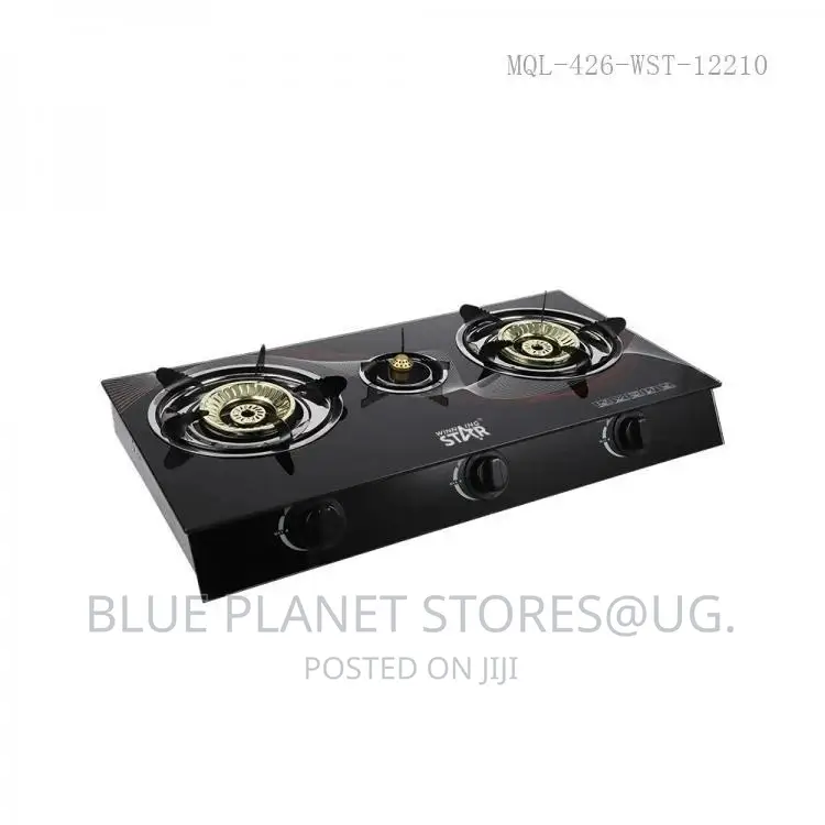WINNINGSTAR 3 Burner Gas Stoves \\ Ceramic Glass \\ ST-9655