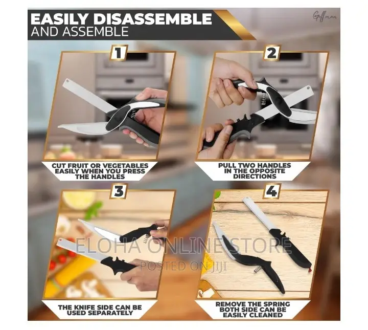 Clever Cutter Knife for Vegetables, Fruits and Meat