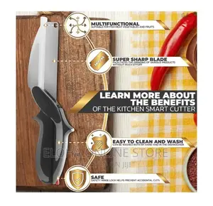 Clever Cutter Knife for Vegetables, Fruits and Meat