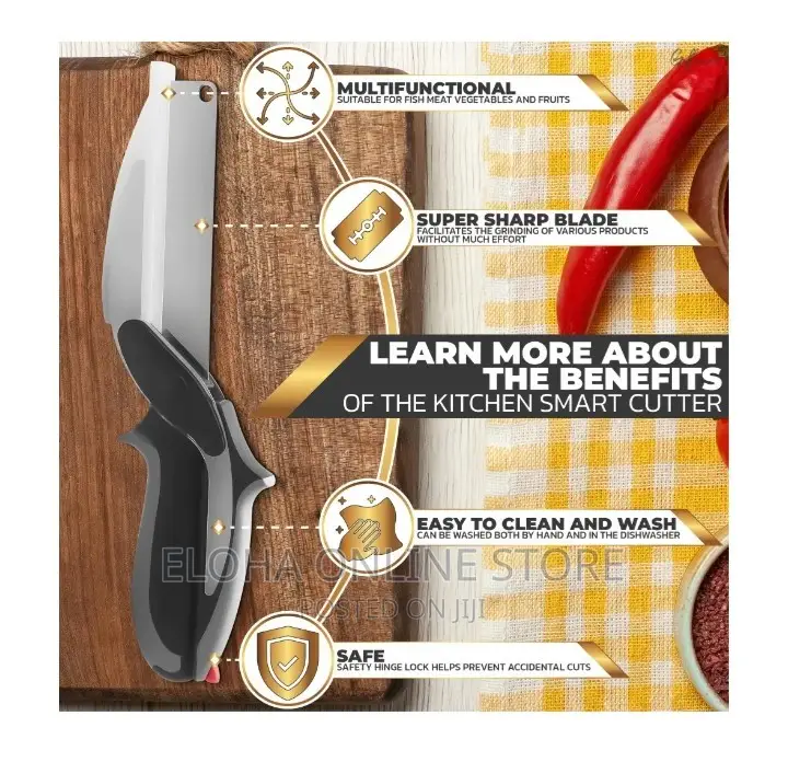 Clever Cutter Knife for Vegetables, Fruits and Meat