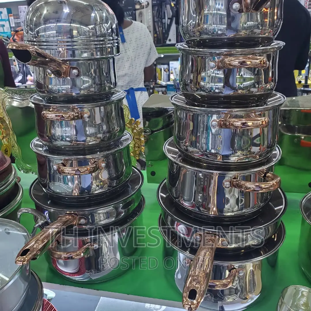 Stainless Steel Serving Dishes.