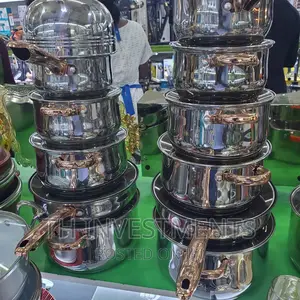 Stainless Steel Serving Dishes.