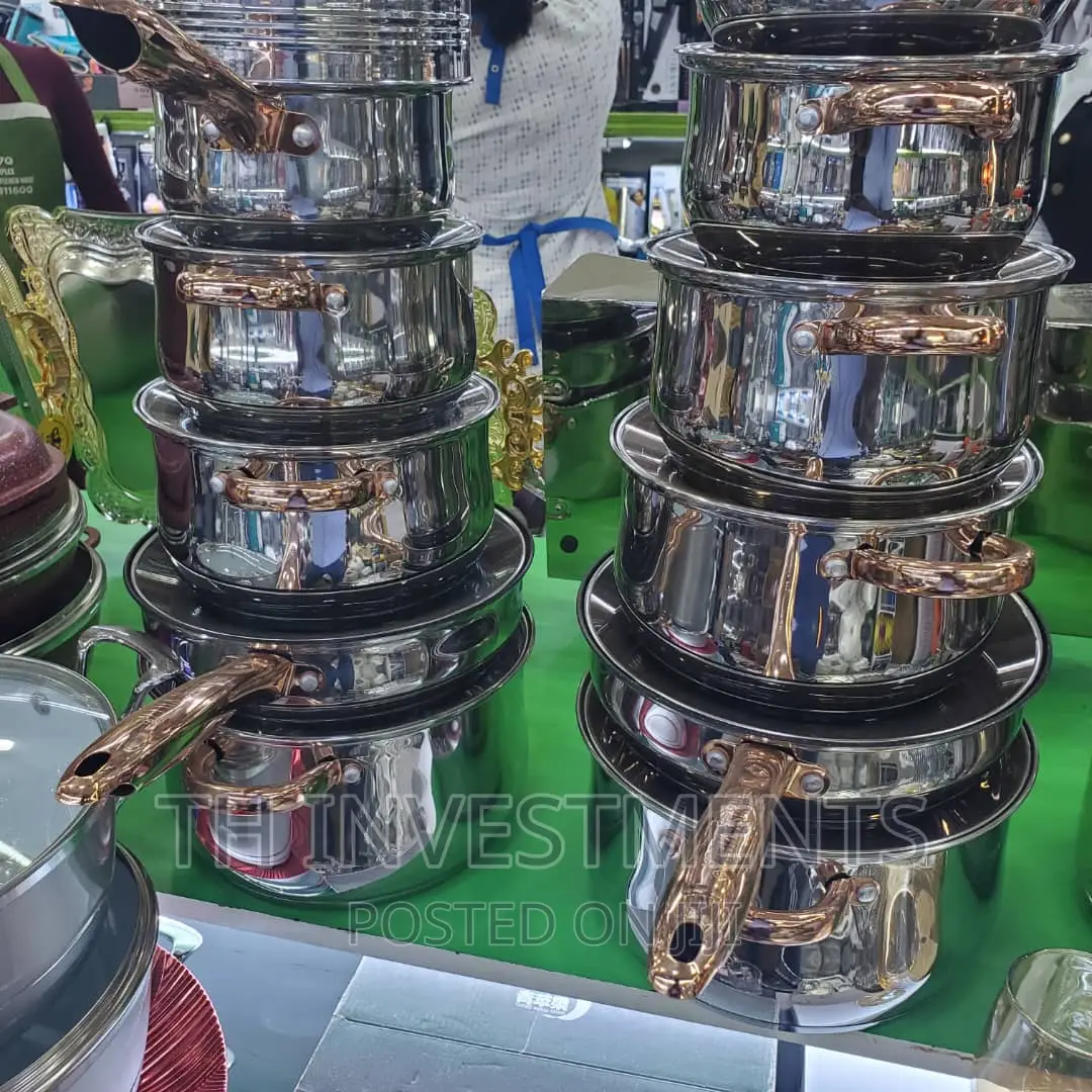 Stainless Steel Serving Dishes.