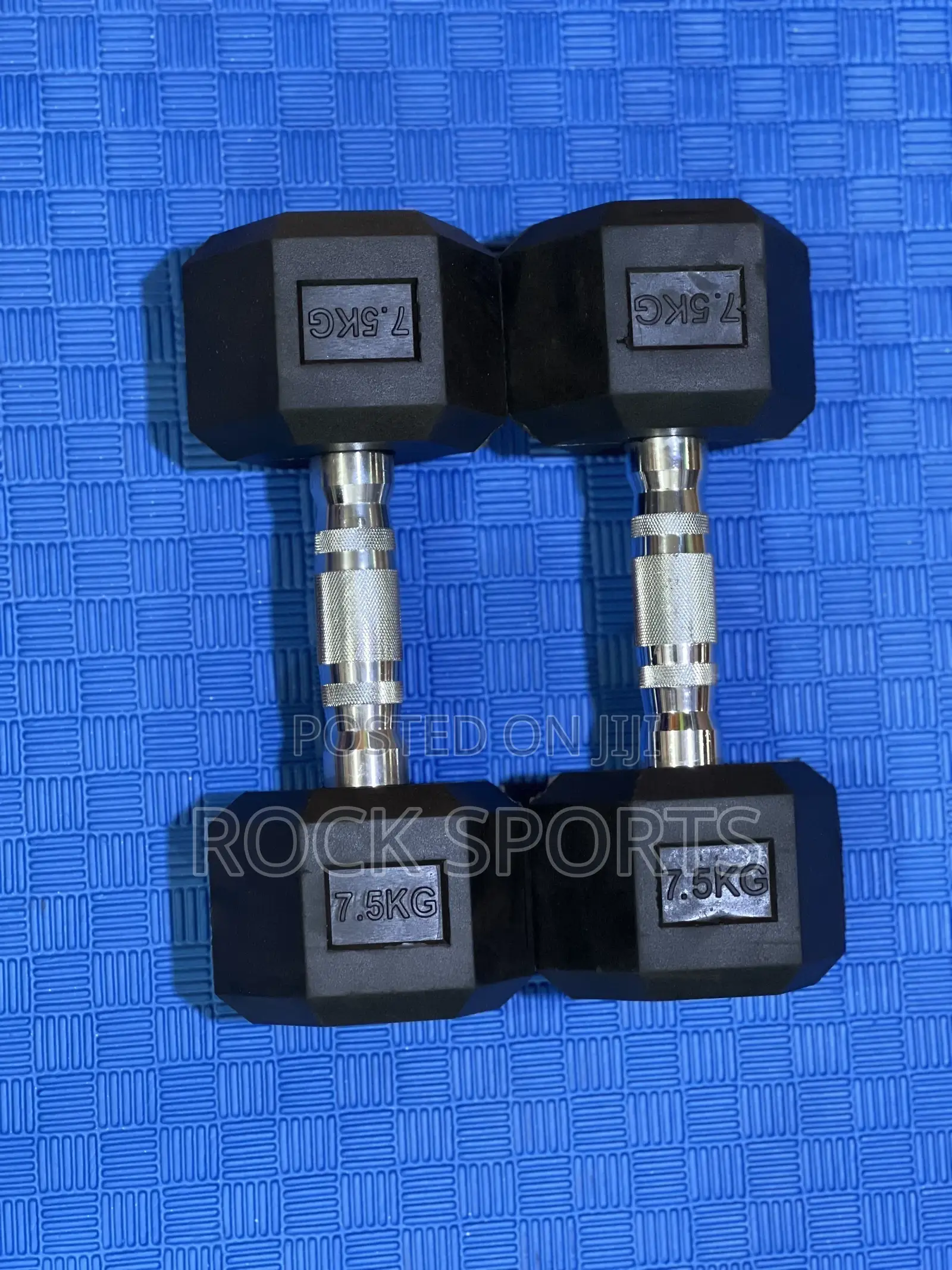 7.5 Kg Hexagon Dumbbells Set