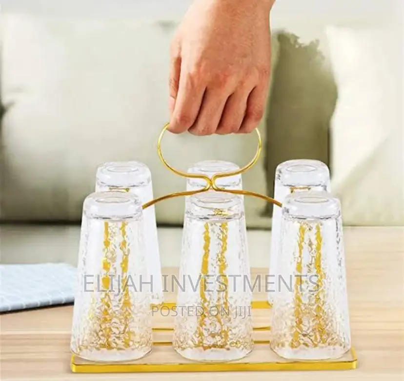 6 Hook Cup Drying Holder Stand