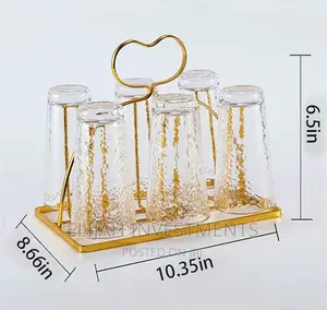 6 Hook Cup Drying Holder Stand