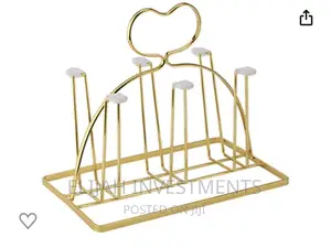 6 Hook Cup Drying Holder Stand