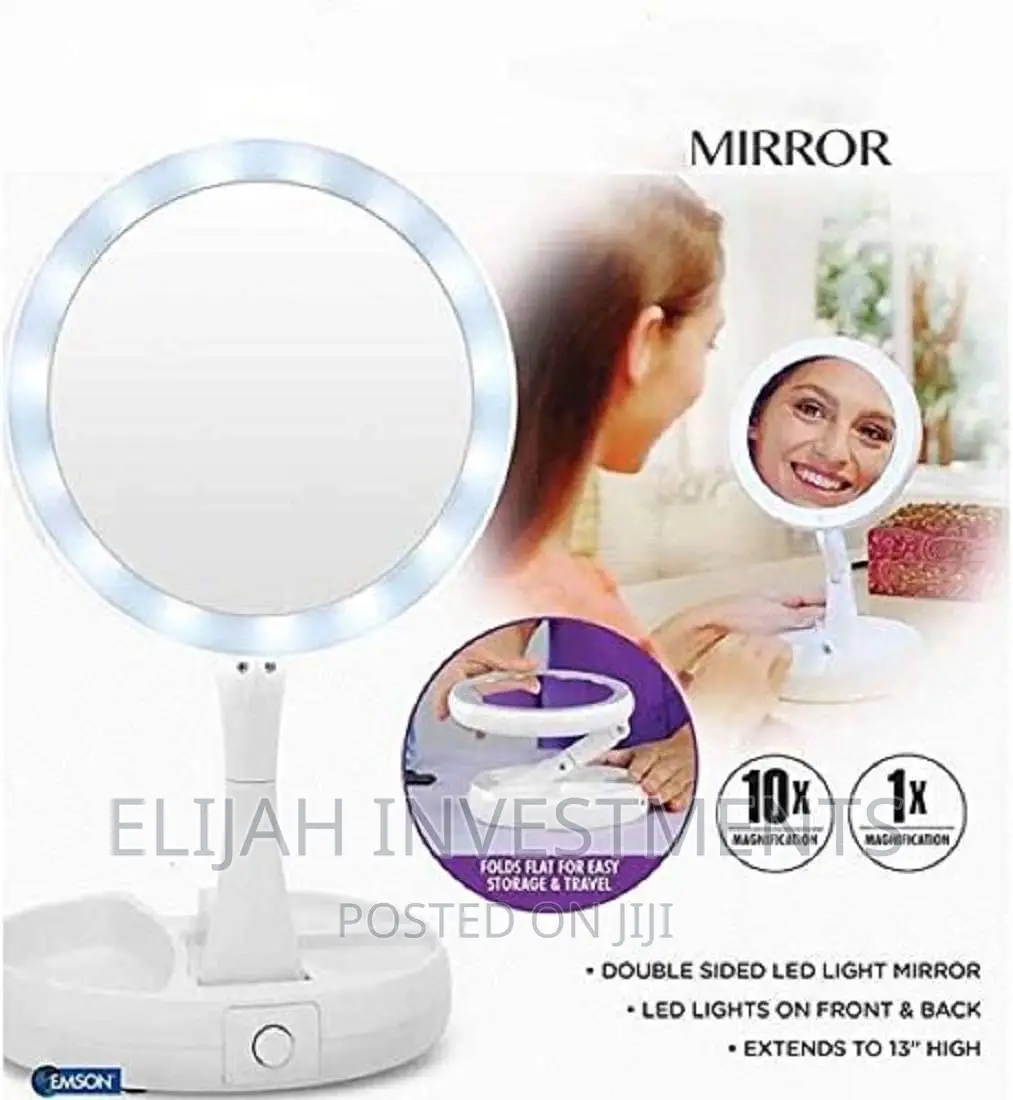 My Foldaway Mirror With LED Lights