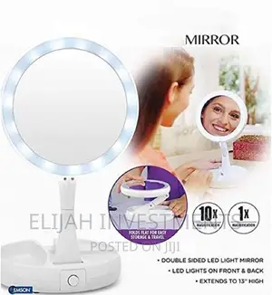 My Foldaway Mirror With LED Lights