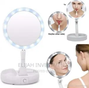 My Foldaway Mirror With LED Lights