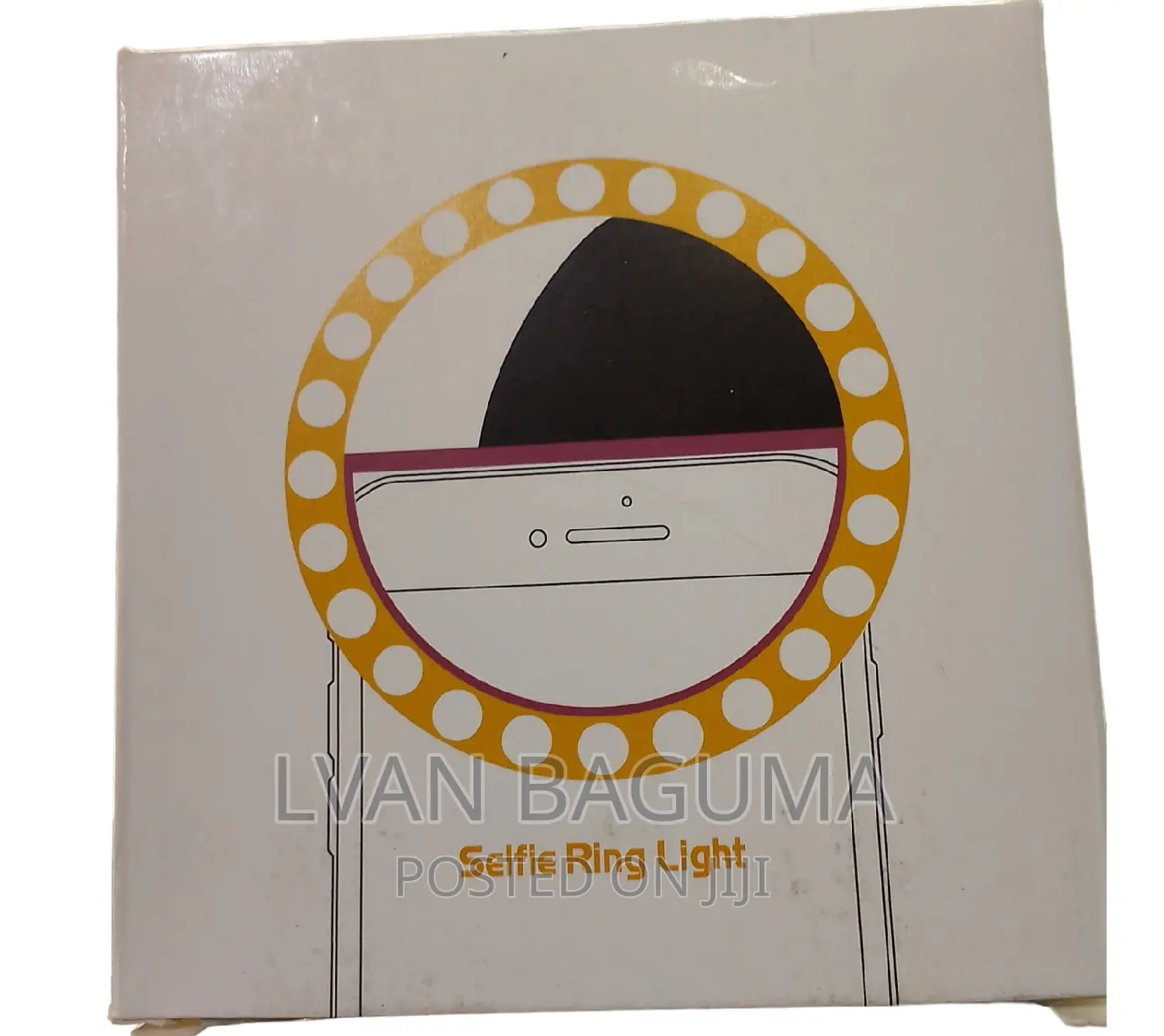 Mobile Phone Selfie Ring Light - Portable, Rechargeable