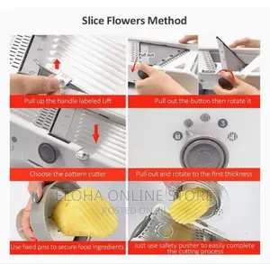 Professional Madoline Stainless Steel Slicer
