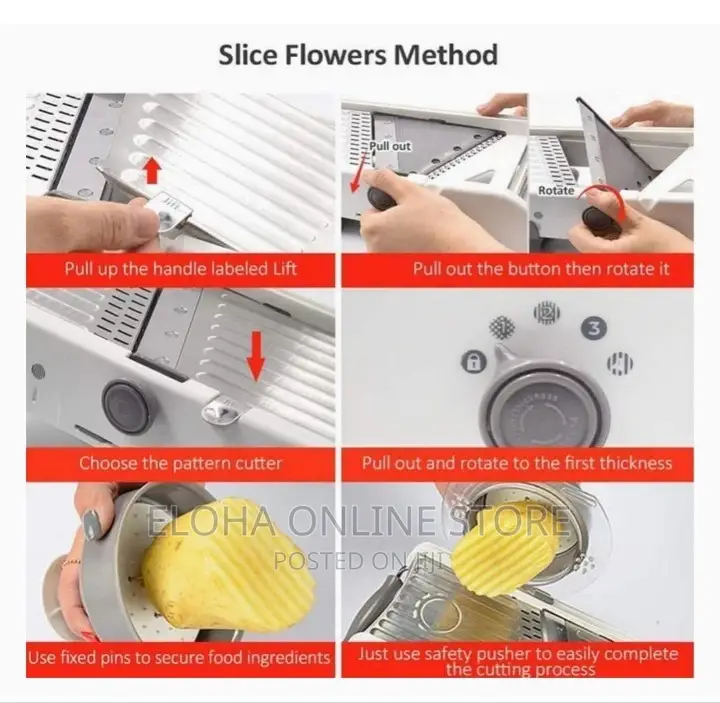 Professional Madoline Stainless Steel Slicer