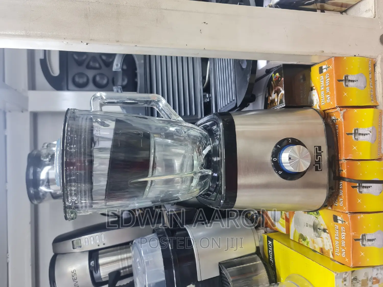 DSP Professional 2 in 1 Glass Blender