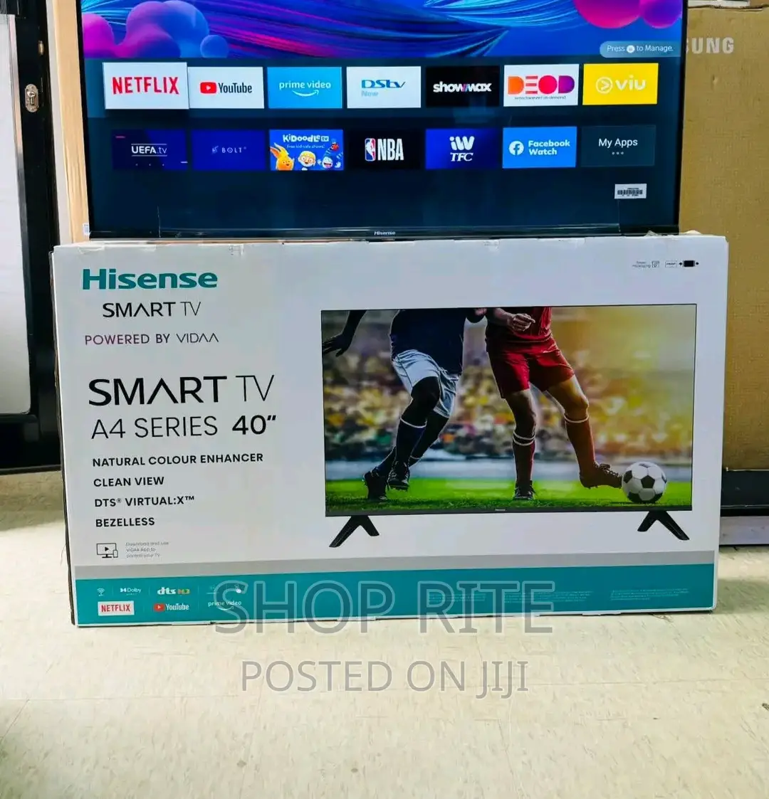Hisense 40inch Smart Vida Led TVS New
