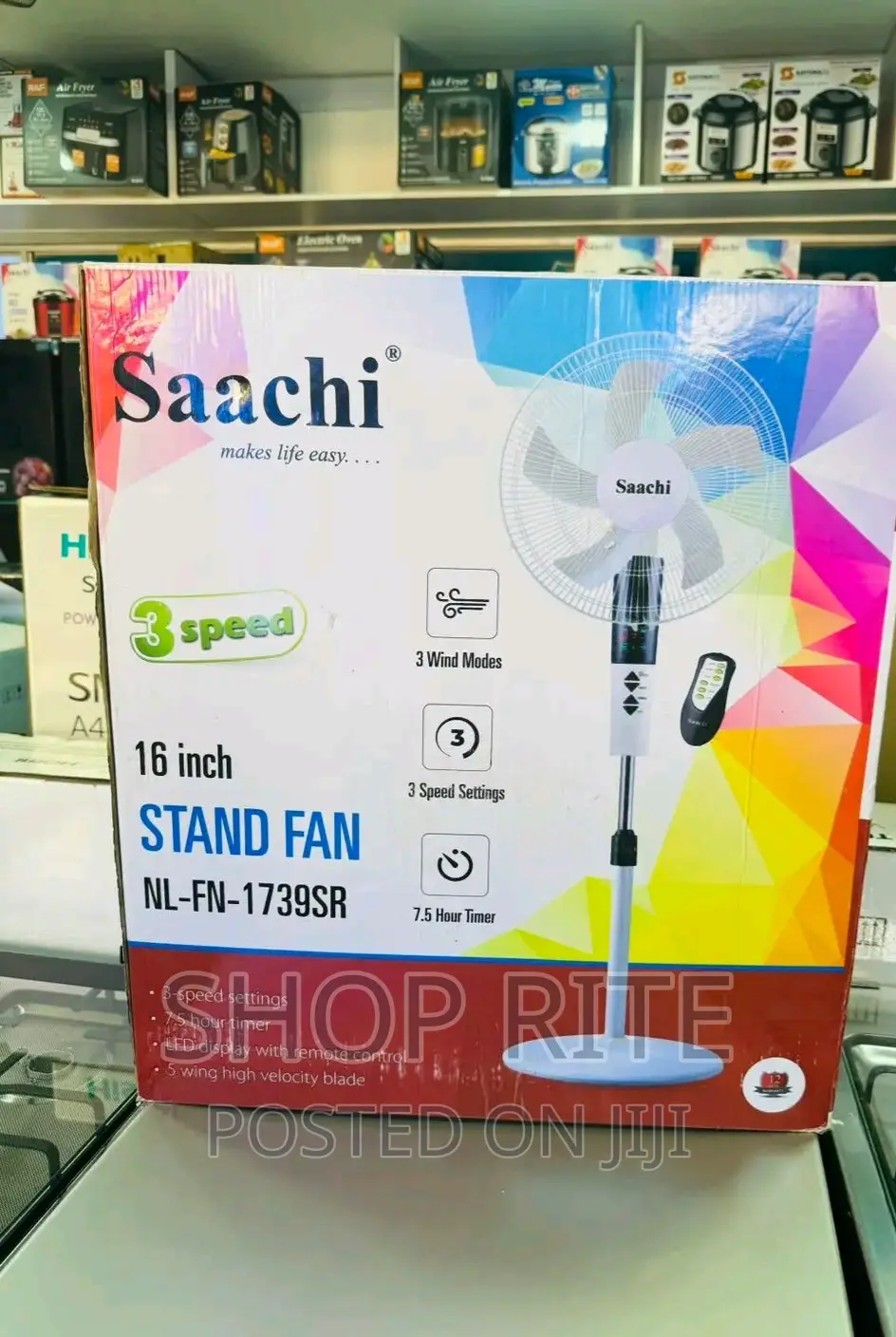 Saachi Floor Standing Fan's With a Remote