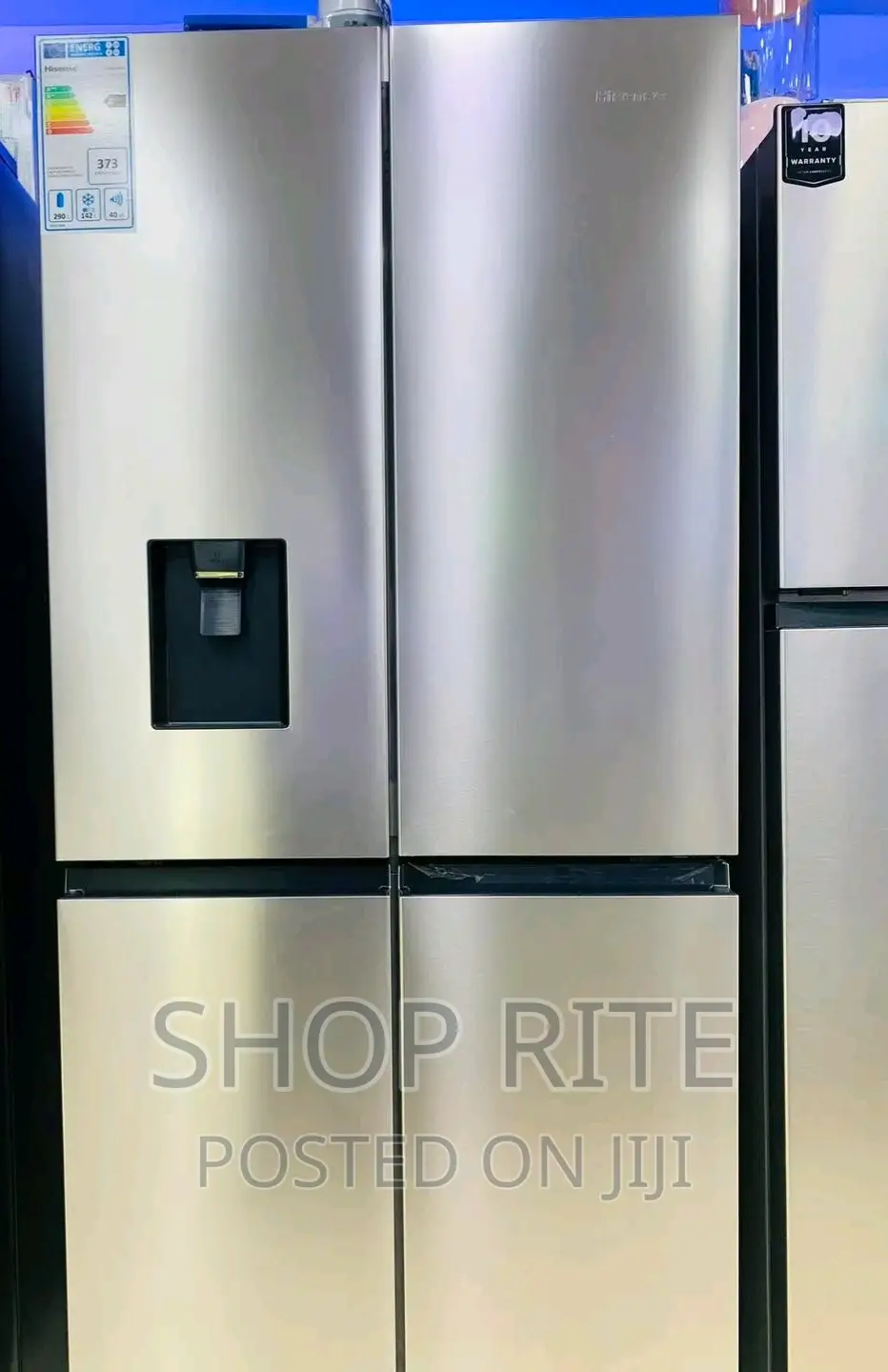 Hisense Refrigerator Side by Side 515ltrs With a Dispenser