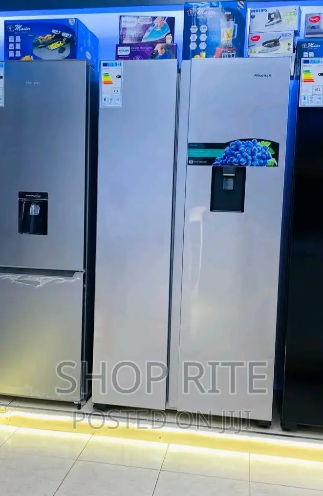 Hisense Refrigerator 670L Side by Side With Dispenser New