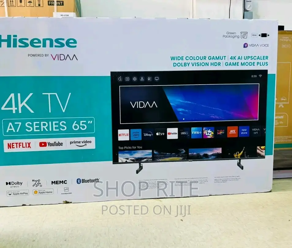 Hisense A7 Series Smart TVS 65inches