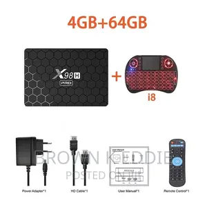 121000M X98H Pro Android 12 Smart TV Box Allwinner H618 Quad
