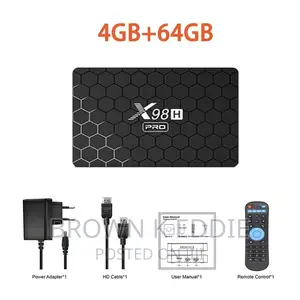 121000M X98H Pro Android 12 Smart TV Box Allwinner H618 Quad