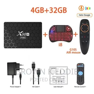 121000M X98H Pro Android 12 Smart TV Box Allwinner H618 Quad