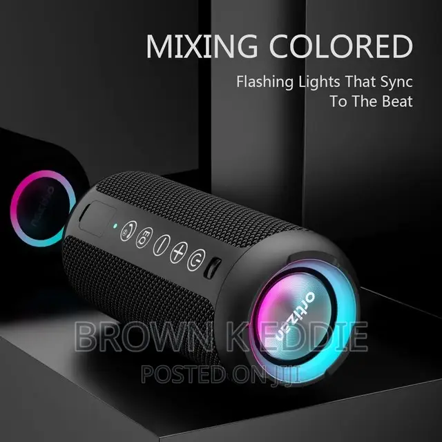 Waterproof Wireless Bluetooth Speaker With 24W Loud Sound
