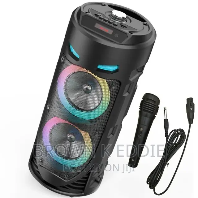 Bass Party Speakers With Microphone