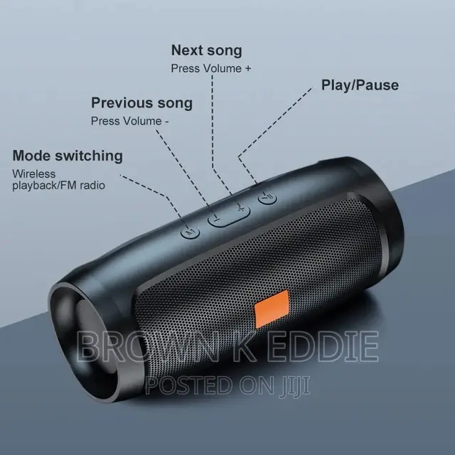 Bluetooth Speaker Dual Speaker Stereo Outdoor Tfusb Playback