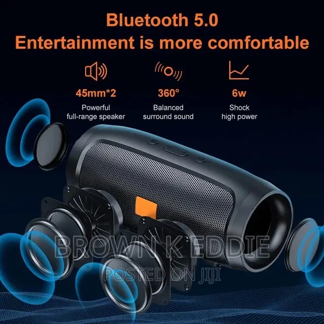Bluetooth Speaker Dual Speaker Stereo Outdoor Tfusb Playback
