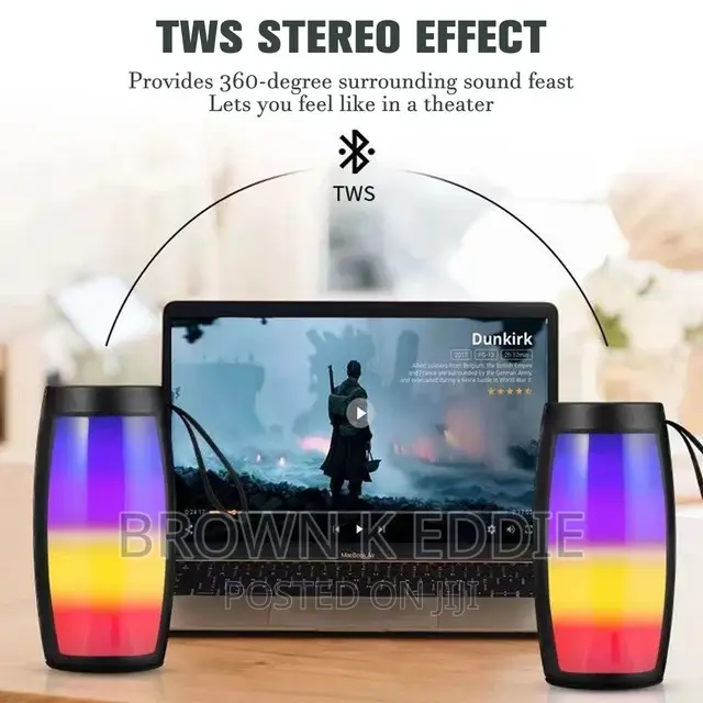 Portable Speaker MP3 Audio LED Wireless Bluetooth Speaker