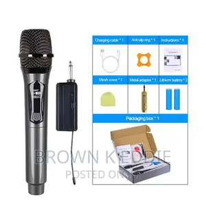 Karaoke Wireless Microphone Dynamic VHF Handheld Professiona
