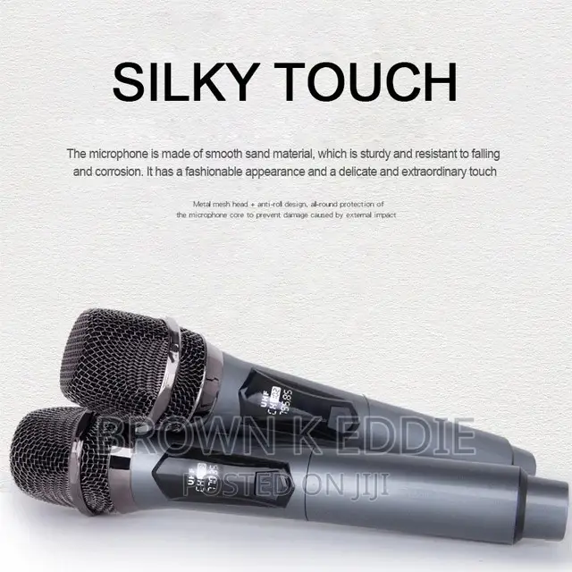 Karaoke Wireless Microphone Dynamic VHF Handheld Professiona