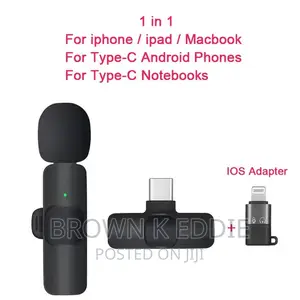Mini Portable Wireless Tie Microphone Lavalier Mic