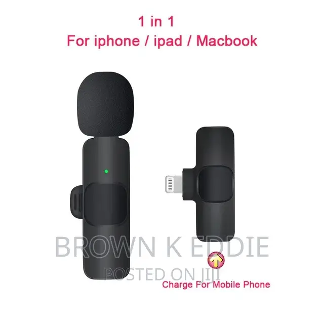 Mini Portable Wireless Tie Microphone Lavalier Mic