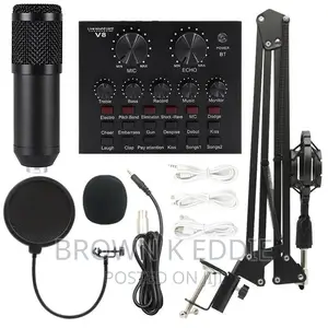 Professional Anchor Capacitance Microphone Wireles Bluetooth