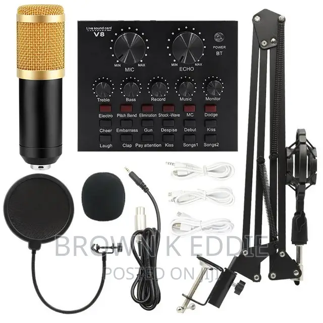 Professional Anchor Capacitance Microphone Wireles Bluetooth