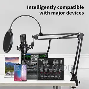Professional Anchor Capacitance Microphone Wireles Bluetooth