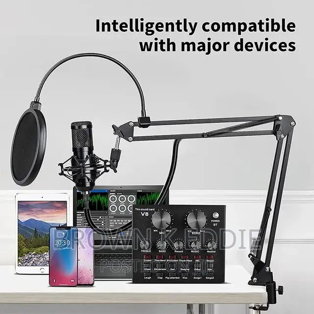 Professional Anchor Capacitance Microphone Wireles Bluetooth