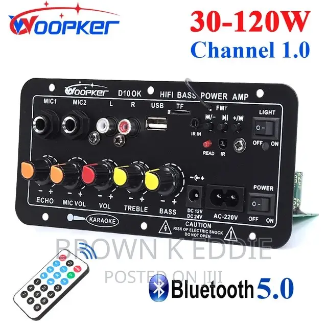 Bluetooth Audio Amplifier Board 120W Subwoofer