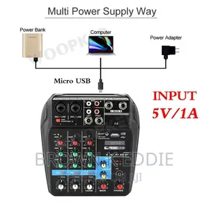 Wireless 4 Channel Audio Mixer