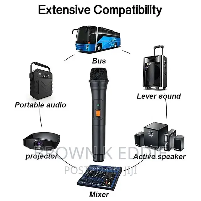 UHF Wireless Microphone Dynamic Microphone System