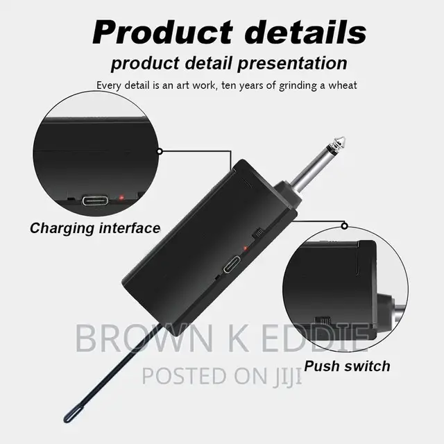 UHF Wireless Microphone Dynamic Microphone System
