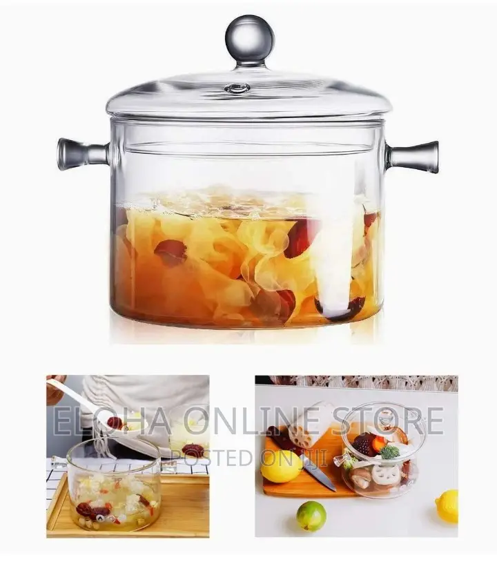Glass Cooking Pot