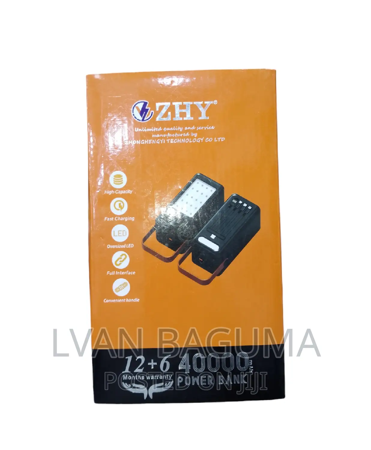 ZHY 40,000 Mah Power Bank - 12 + 6 Months Warranty