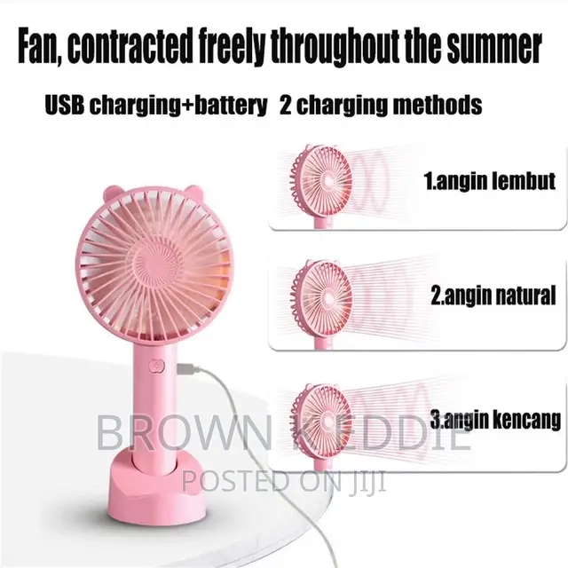 USB Mini Handheld Fan Cooler Portable Small Charging Fan